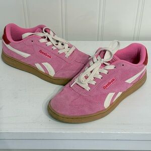 Reebok Pink and Cream Casual Sneakers